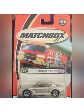 NIP Matchbox Ferrari 456 GT Bronze Body Italian Sports Car Vehicle #82 of 100